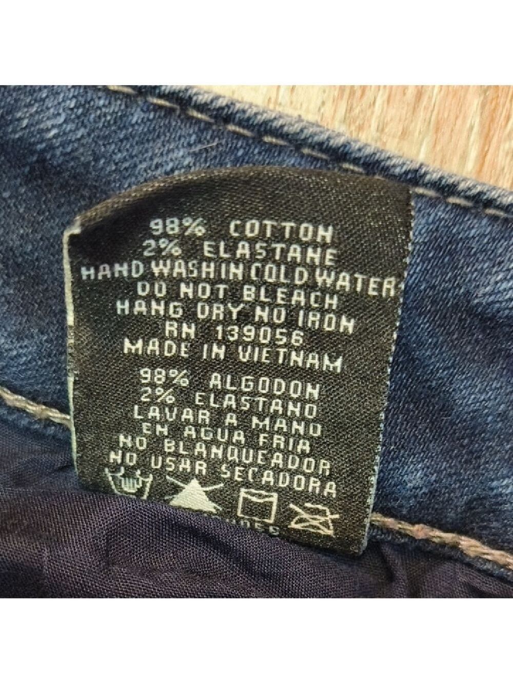 Grace Midnight Blue Straight Leg Jeans - Picture 4 of 4